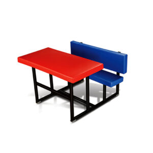 KIDS AND TOYS DUAL DESK – RED/BLUE